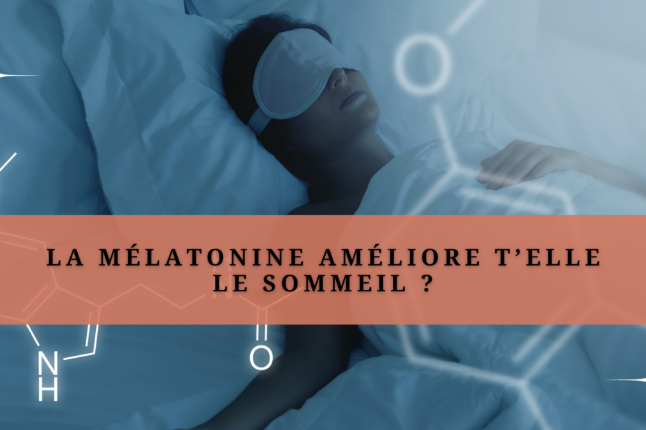 Photo d'une personne dormant pour illustrer l'article "La mélatonine améliore t'elle le sommeil ?"