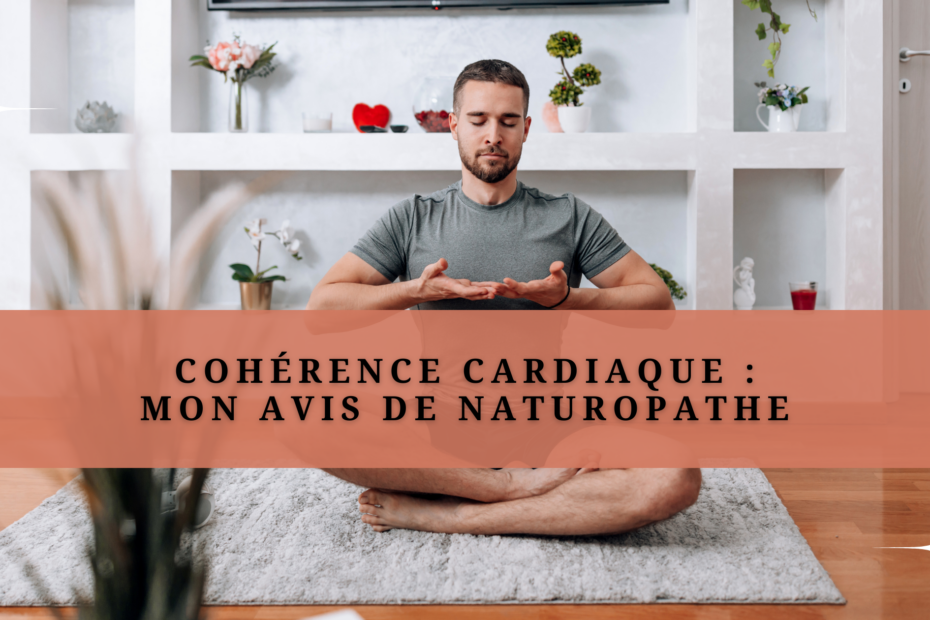 Photo d'un homme faisant un exercice de respiration pour illustrer l'article "mon avis sur la cohérence cardiaque" par Aurélien Calonne, Naturopathe