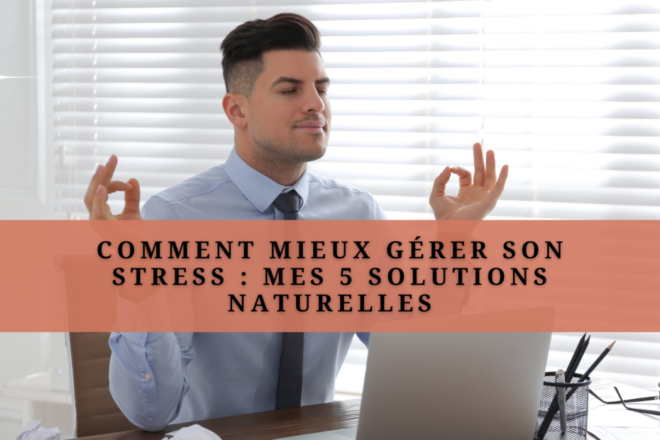 Photo d'une personne zen au travail pour illustrer l'article "Mes 5 remèdes contre le stress" d'Aurélien Calonne