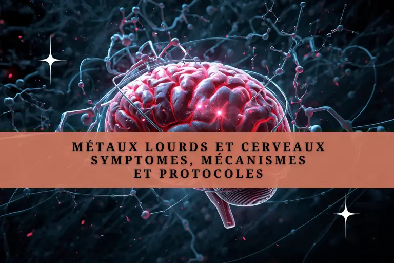 métaux lourds et cerveau : symptomes, mécanismes et protocoles