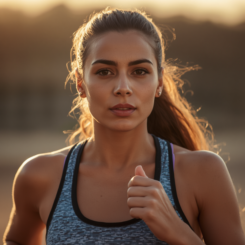 Sportif pratiquant la respiration nasale pendant l'effort selon la méthode Oxygen Advantage