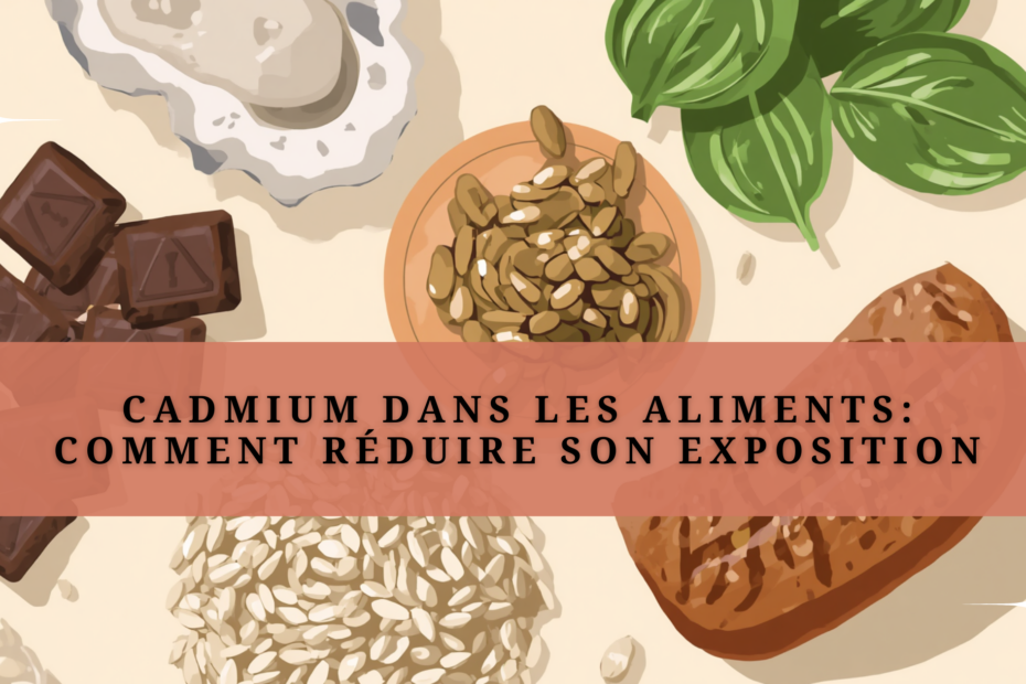 aliments contenant du cadmium — chocolat noir céréales complètes légumes fruits de mer
